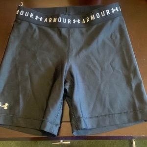 under armour biker shorts